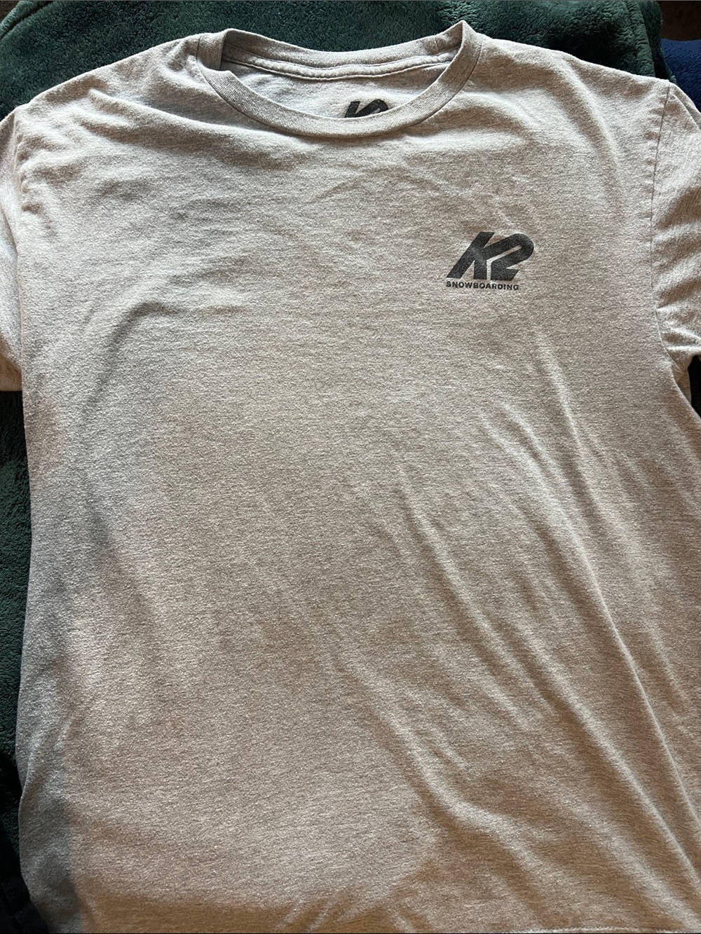 K2 Light Gray Short Sleeve Crewneck T-Shirt